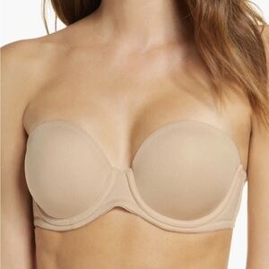 Wacoal 854119 Red Carpet Full Figure Underwire Strapless Tan Bra – 42H